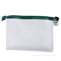 PVC transparent bag with embossed logo